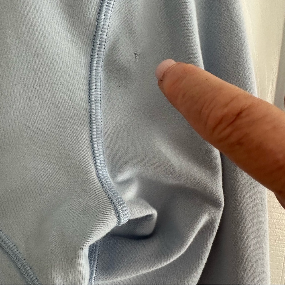 Lululemon Athletica Blue Utility Jacket with High Collar - Picture 3 of 6